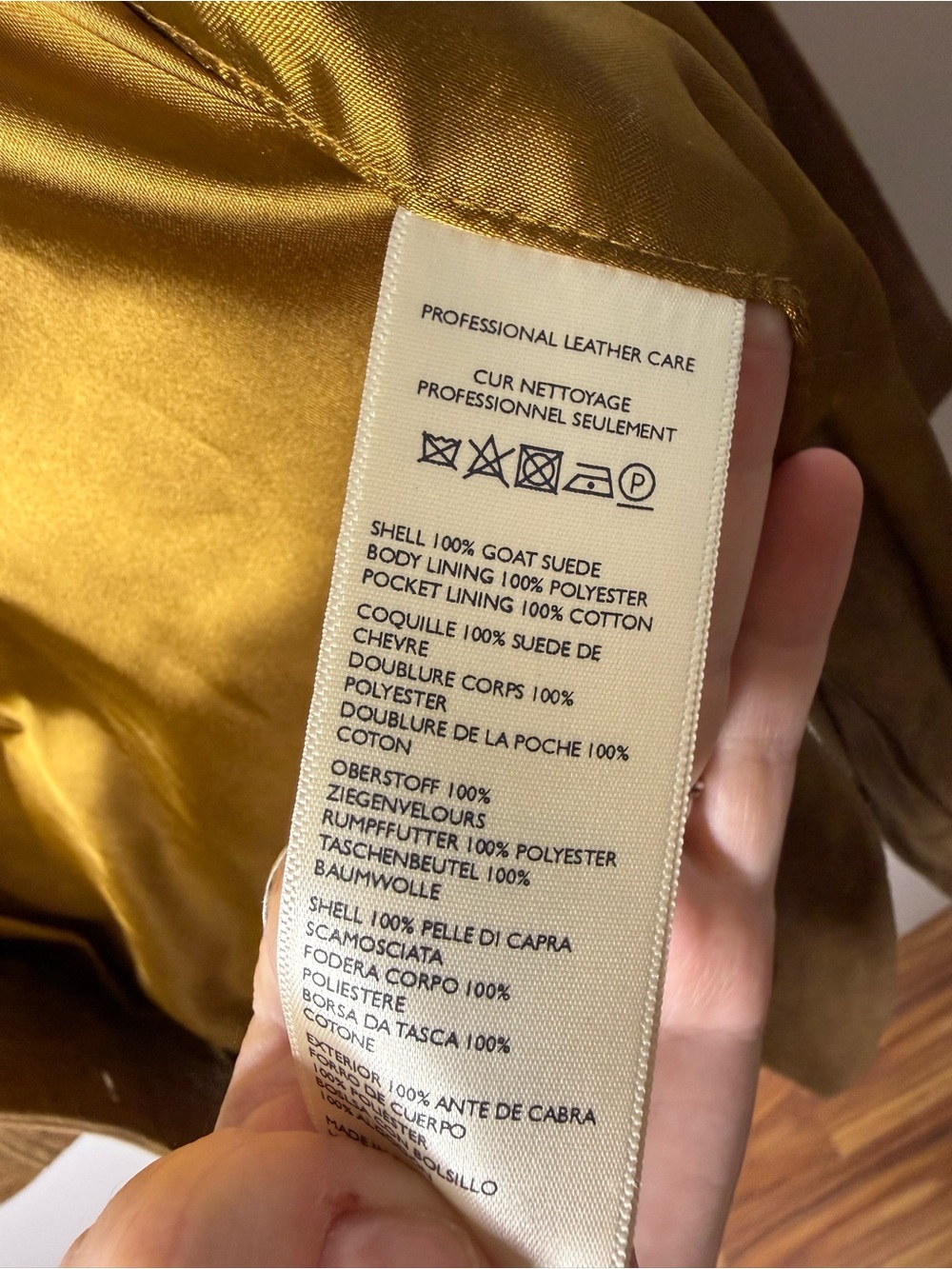 We The Free Fringe Out Suede Jacket Olive Tapenade Brown XS New 100% goat suede - Picture 7 of 13